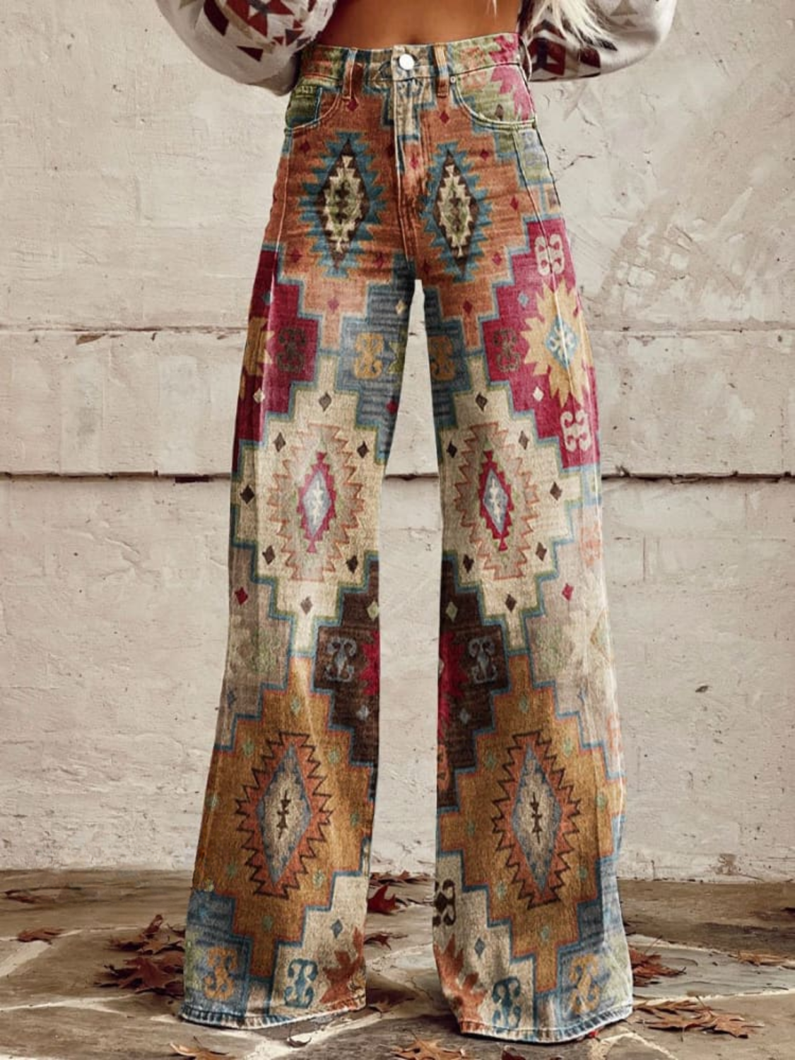 Scott™ | Priya Boho Vintage Wide-Leg Pants