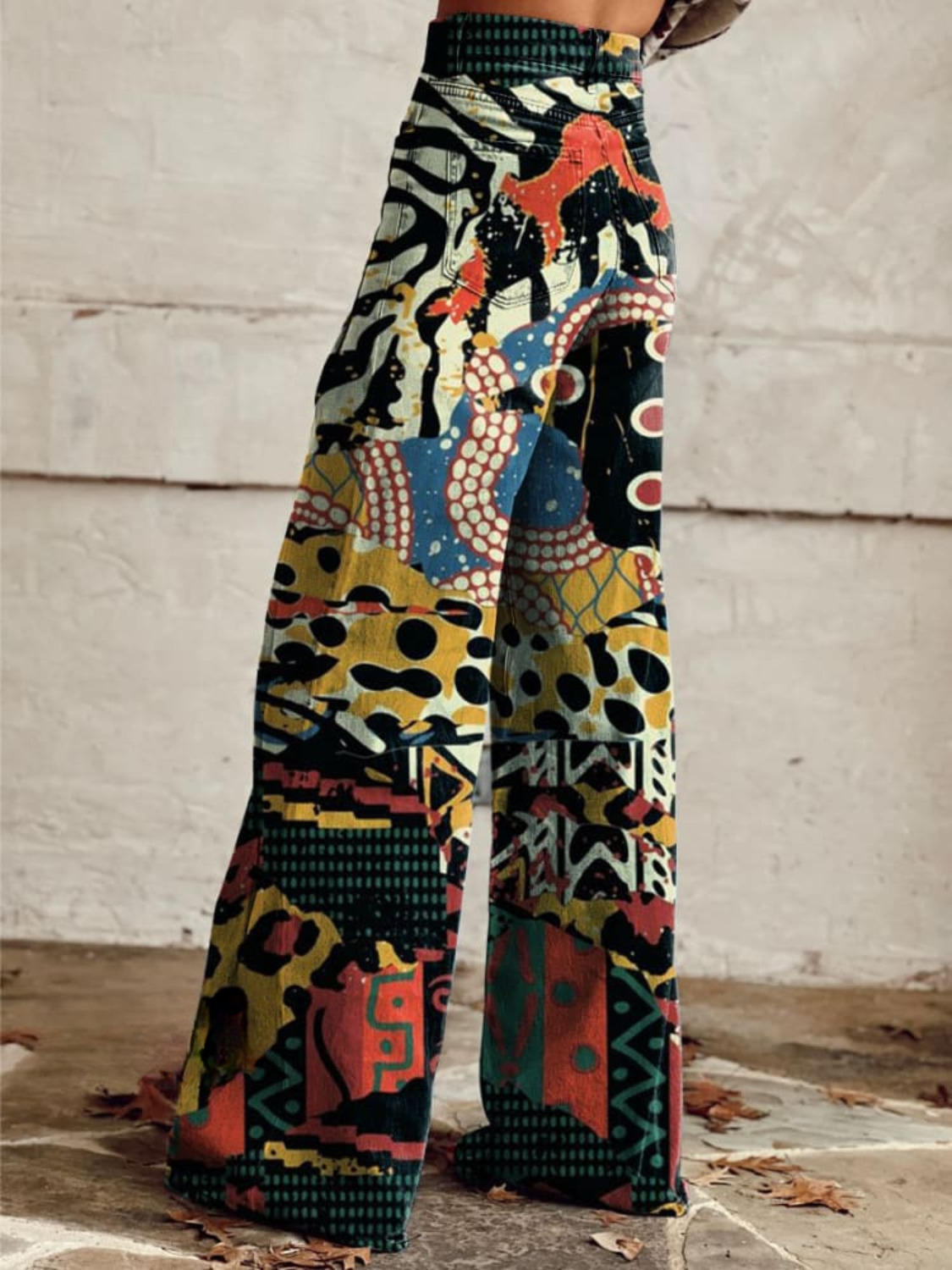 Scott™ | Pixie Eclectic Art Wide-Leg Pants