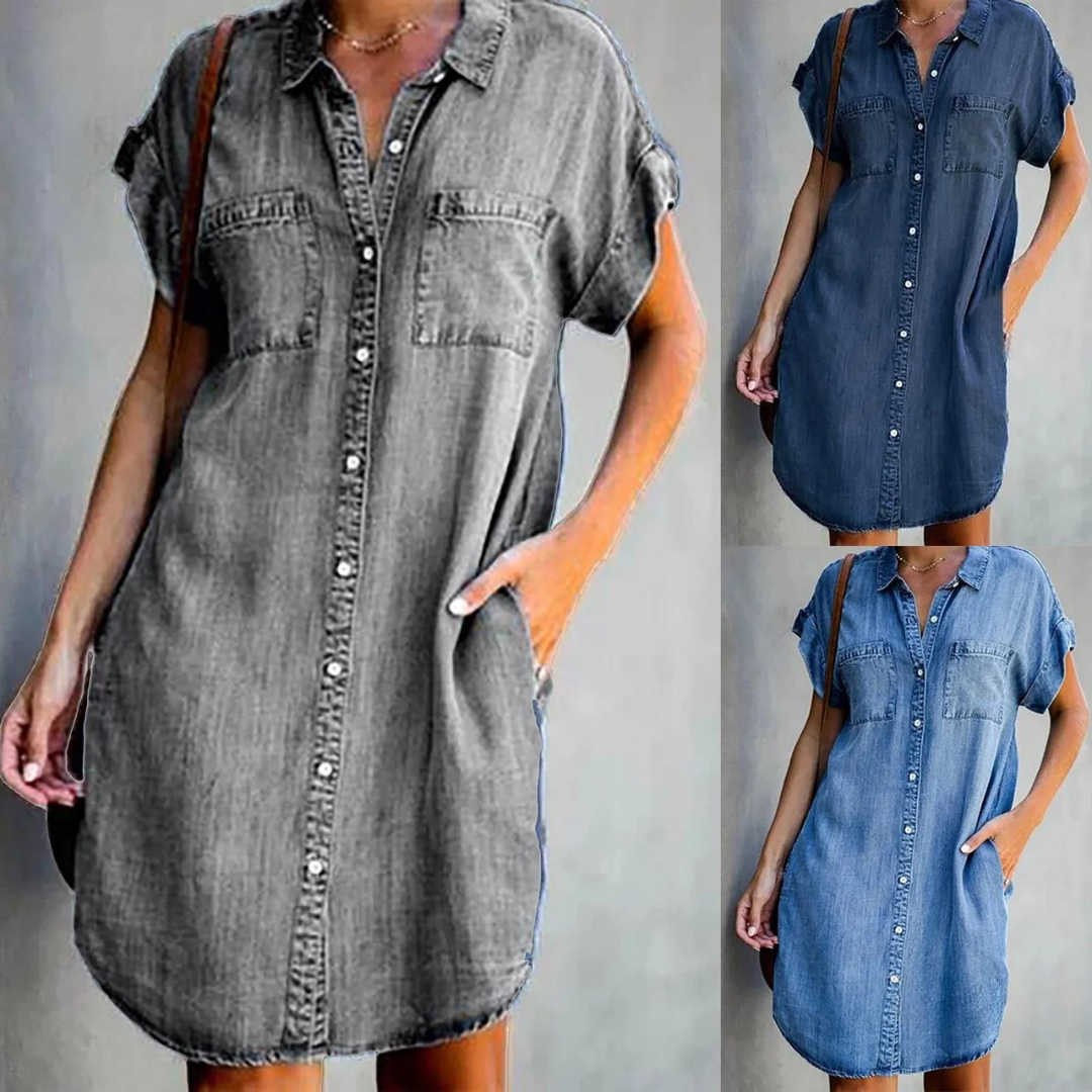 Scott™ Mia - timeless denim dress