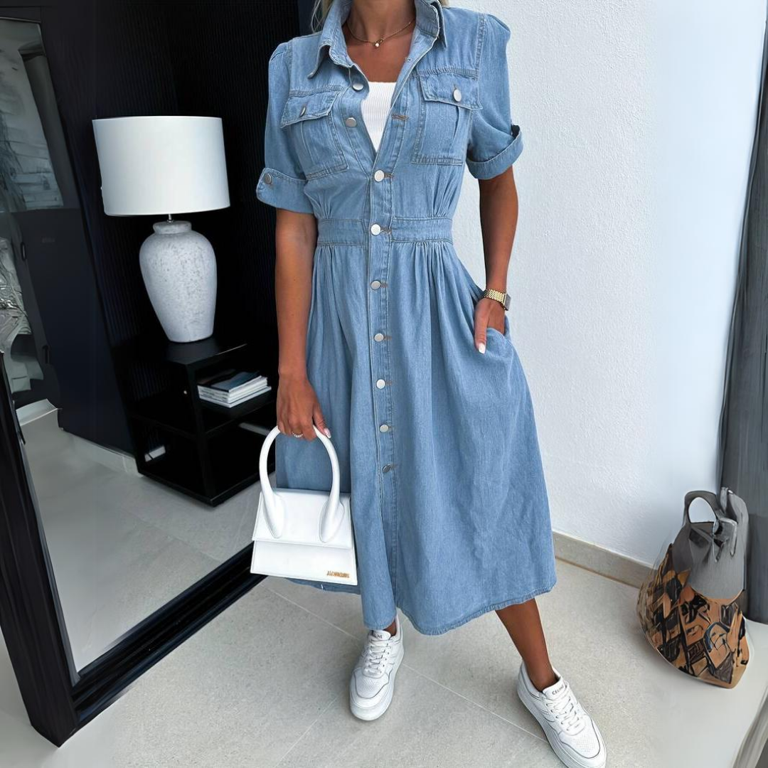 Scott™ Maddie - stylish and sustainable denim dress