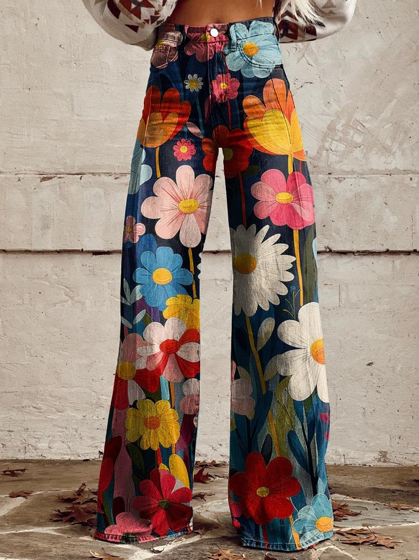 Scott™ | Nia Wide-Leg Floral Pants